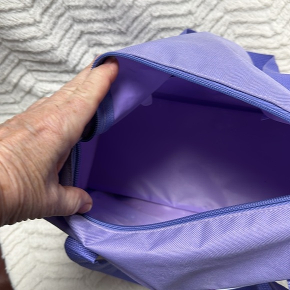 DISNEY FROZEN LAVENDER  SHOULDER STRAP TOTE BAG - Picture 5 of 6